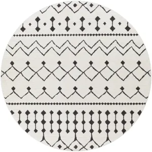 Moroccan Shag 5'3" Round Rug