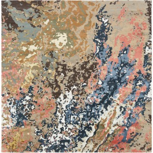 Chemistry 8' Square Rug