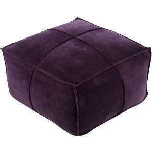 Cotton Velvet Pouf