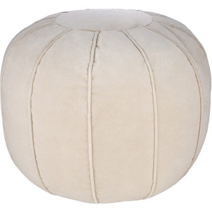 Cotton Velvet Pouf