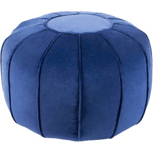 Cotton Velvet Pouf
