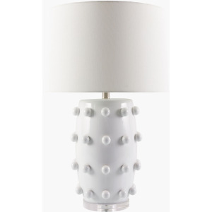 LABIANCA WHITE GLAZED LAMP