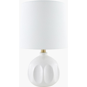 Bellune Accent Table Lamp - White