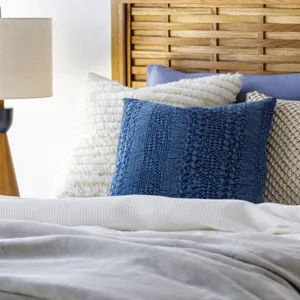 Washed Waffle Pillow Cover