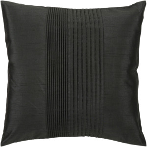 Solid Pleated Pillow Cover