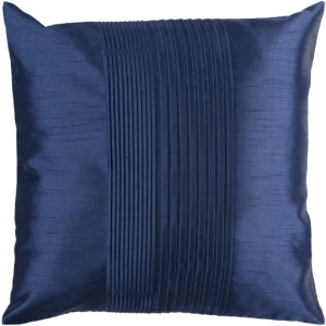 Solid Pleated Pillow Cover