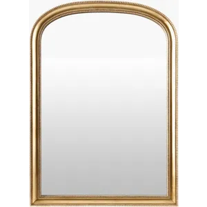 ADONIS GOLD ARCH BEADED MIRROR