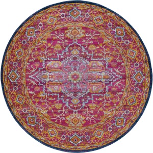 Harput Round Rug