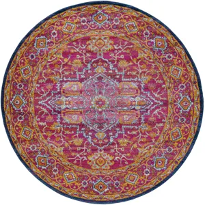Harput Round Rug