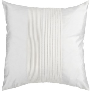 Solid Pleated Pillow Cover