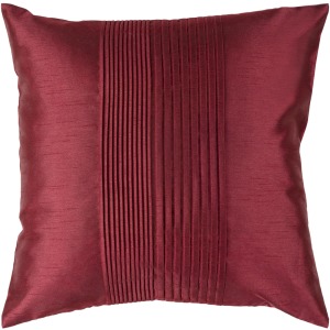 Solid Pleated Pillow Cover