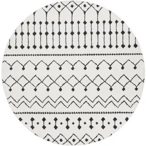 Moroccan Shag Round Rug