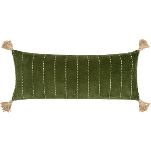 Velvet Kantha Pillow Cover