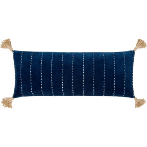 Velvet Kantha Pillow Cover