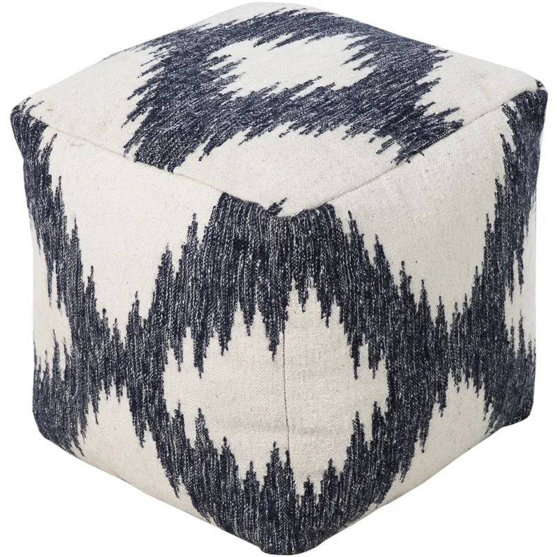Surya Poufs POUF-236 (18" x 18" x 18")