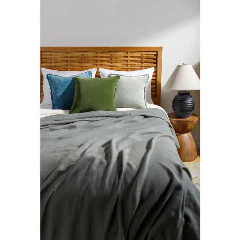 Washed Cotton Velvet Pillow Cover