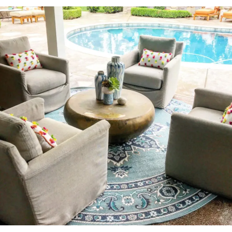 Alfresco 8'10" Round Rug