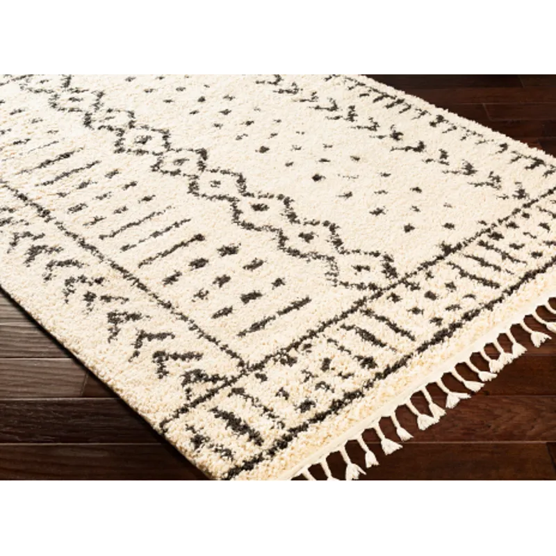 Berber Shag 6'7" x 9' Rug