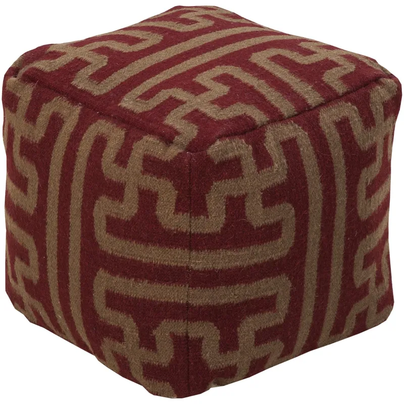 Surya Poufs POUF-51 (18" x 18" x 18")