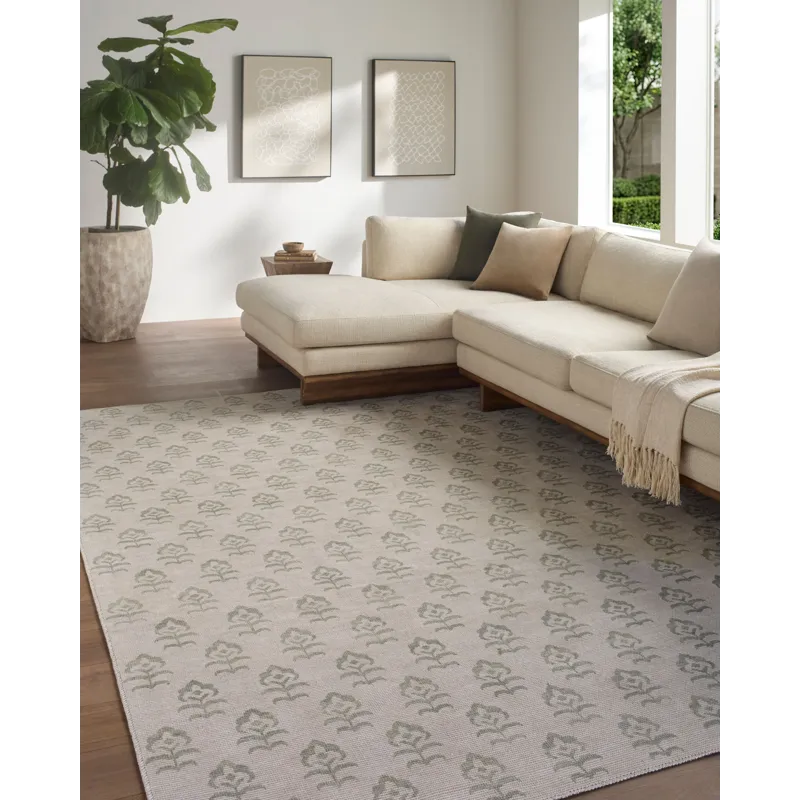 Flora Machine Woven Rug