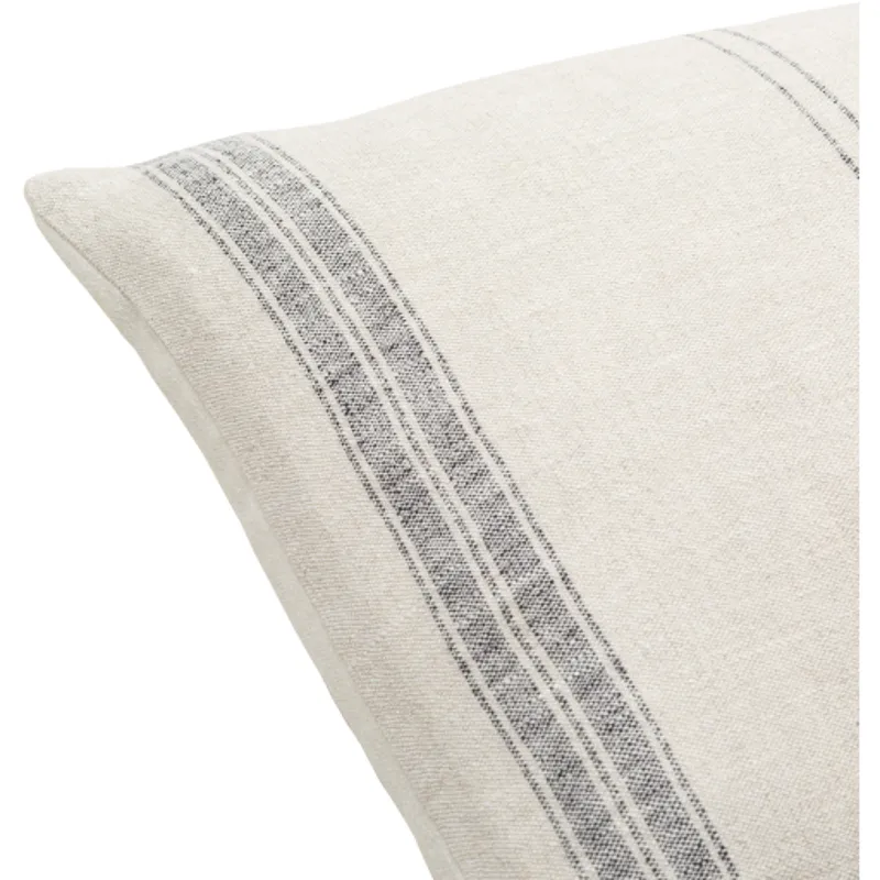 Linen Stripe Pillow Cover