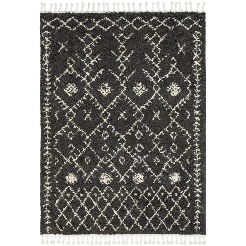 Berber Shag 5'3" x 7'3" Rug