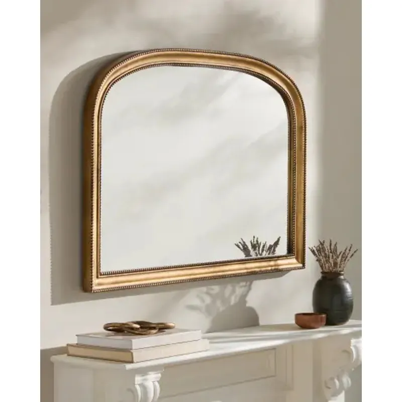 Adonis Short Gold Arch Mirror
