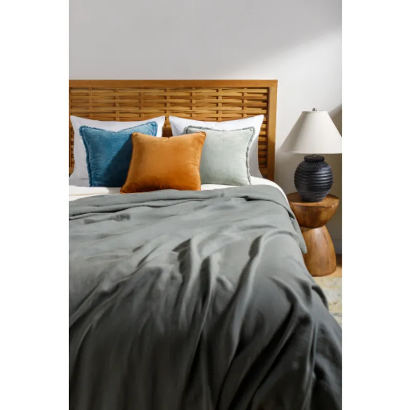 Washed Cotton Velvet Pillow Cover