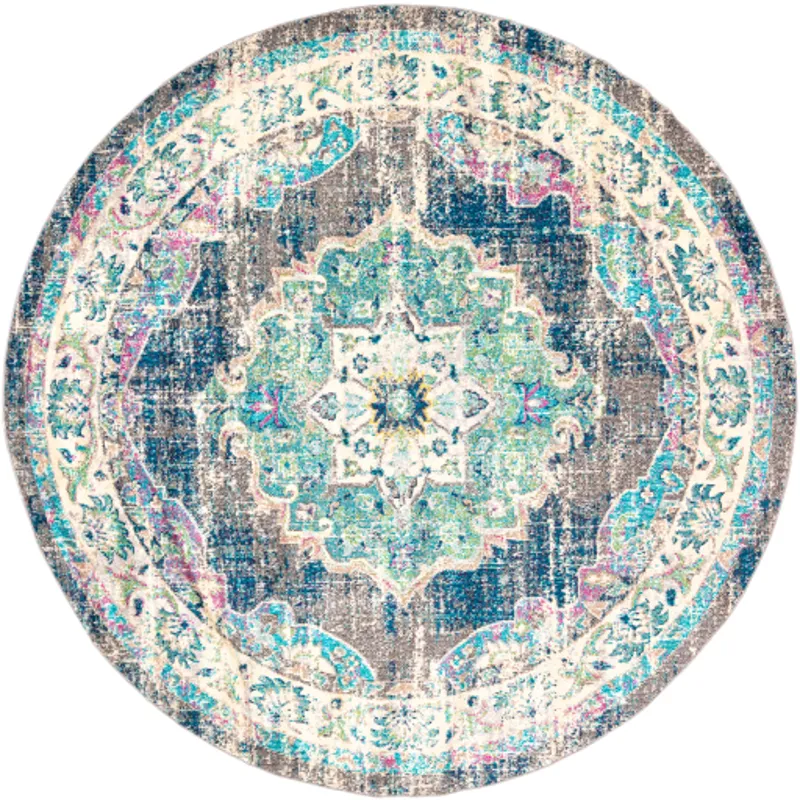 Morocco 5'3" Round Rug