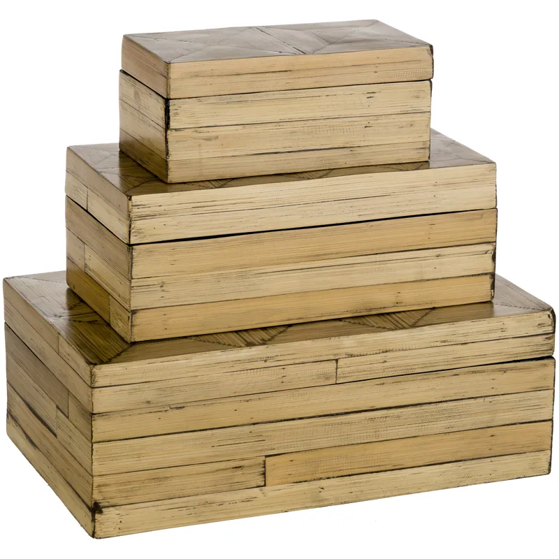 Cane Garden 13.8" x 8.3" x 4.9",11" x 5.5" x 4.1",7.9" x 3.9" x 3.3" Decorative Accents