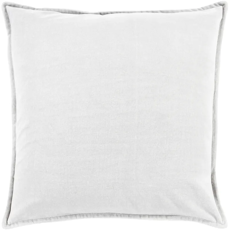 Cotton Velvet 22" x 22" Pillow Cover
