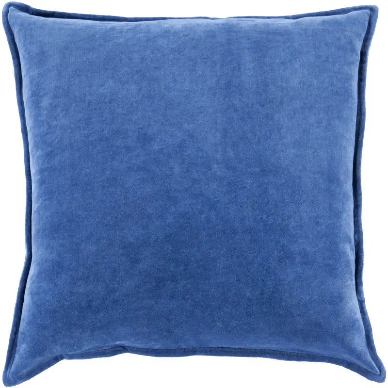 Cotton Velvet 22" x 22" Pillow Cover