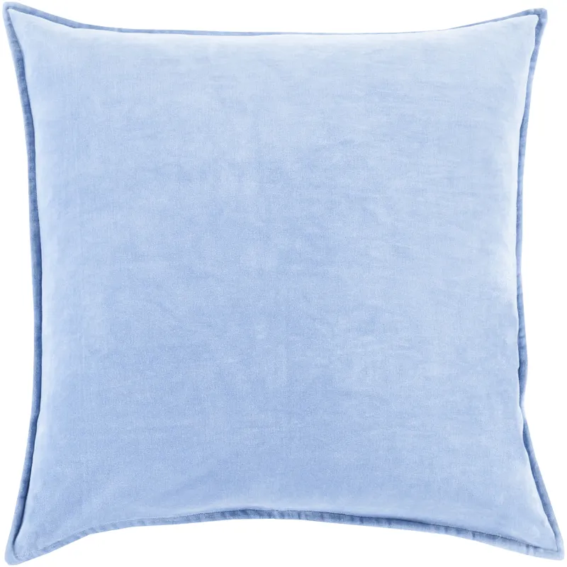 Cotton Velvet 22" x 22" Pillow Cover