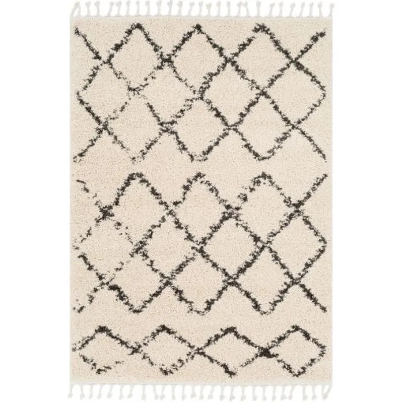 Berber Shag 6'7" x 9' Rug