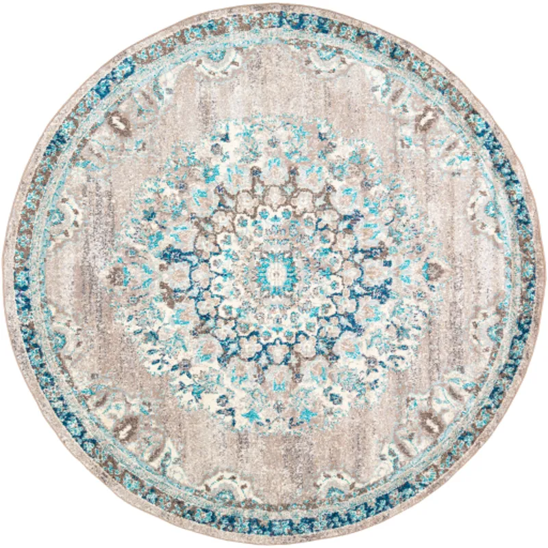 Morocco 5'3" Round Rug