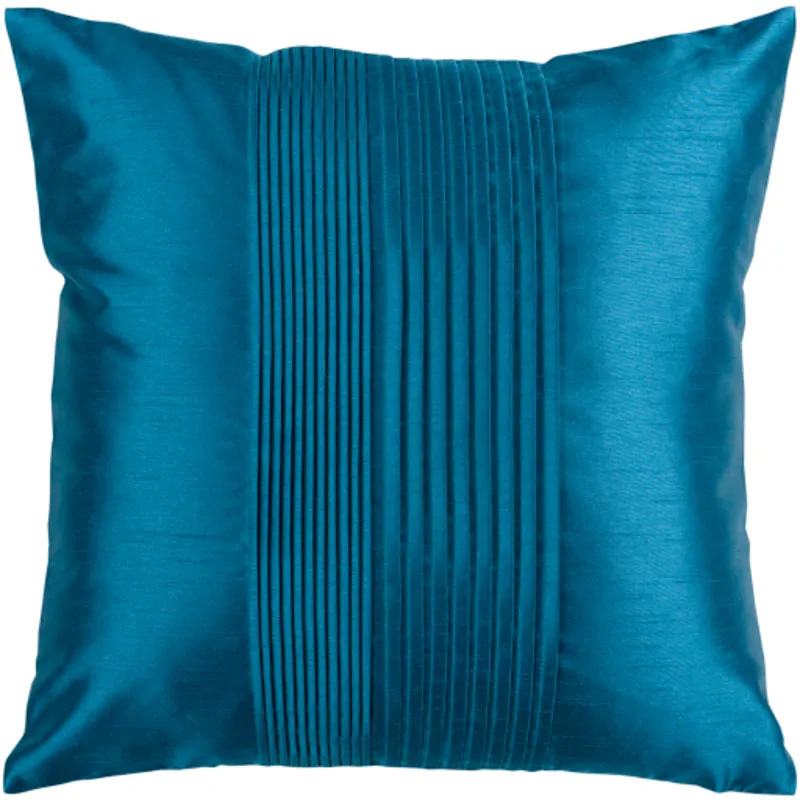 Solid Pleated Pillow Cover