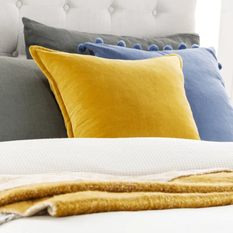 Cotton Velvet Pillow Cover