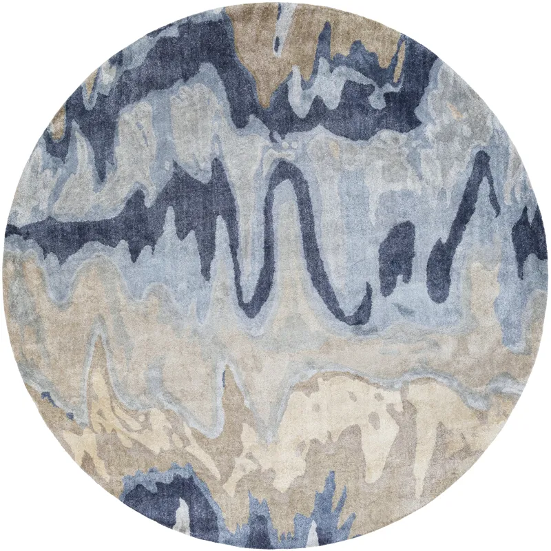 Gemini 8' Round Rug