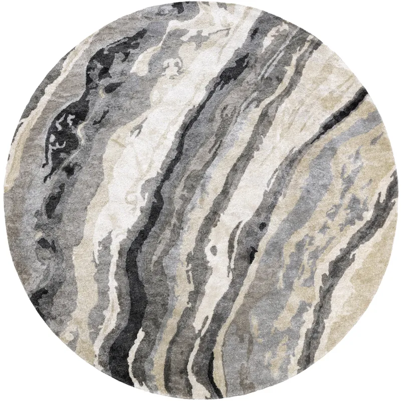 Gemini 8' Round Rug