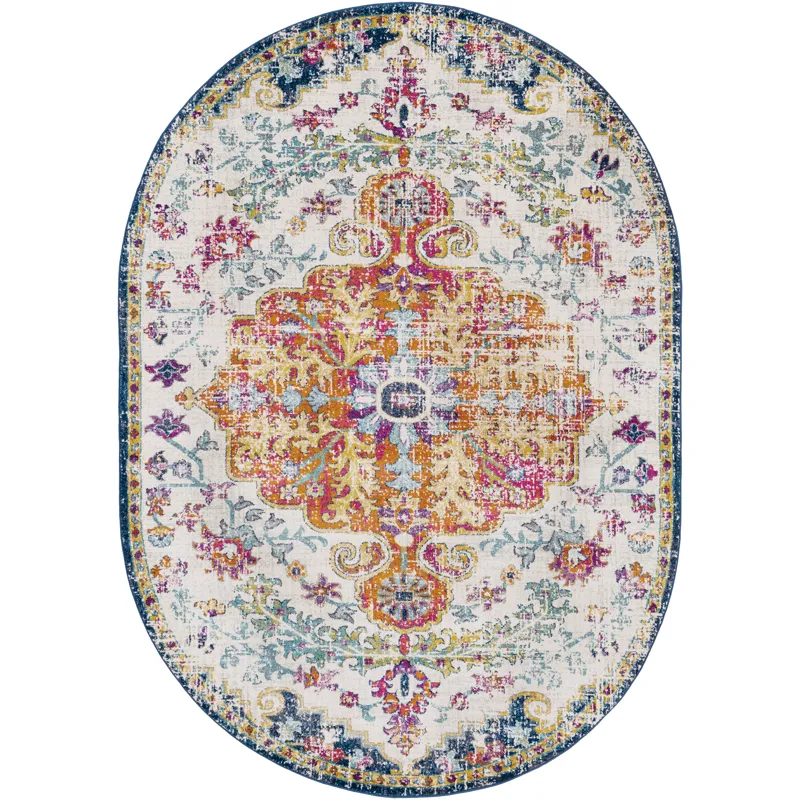 Harput 6'7" x 9' Oval Rug