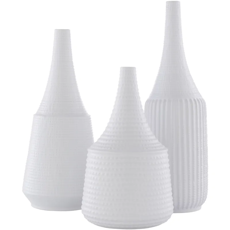 Ikon 5.5" x 5.5" x 18.15",7" x 7" x 15.75",7.25" x 7.25" x 12.2" Decorative Accents