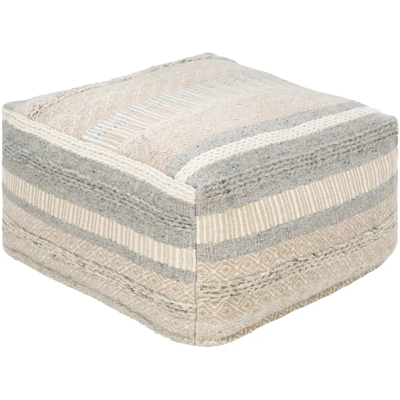 Lorens 24" x 24" x 13" Pouf