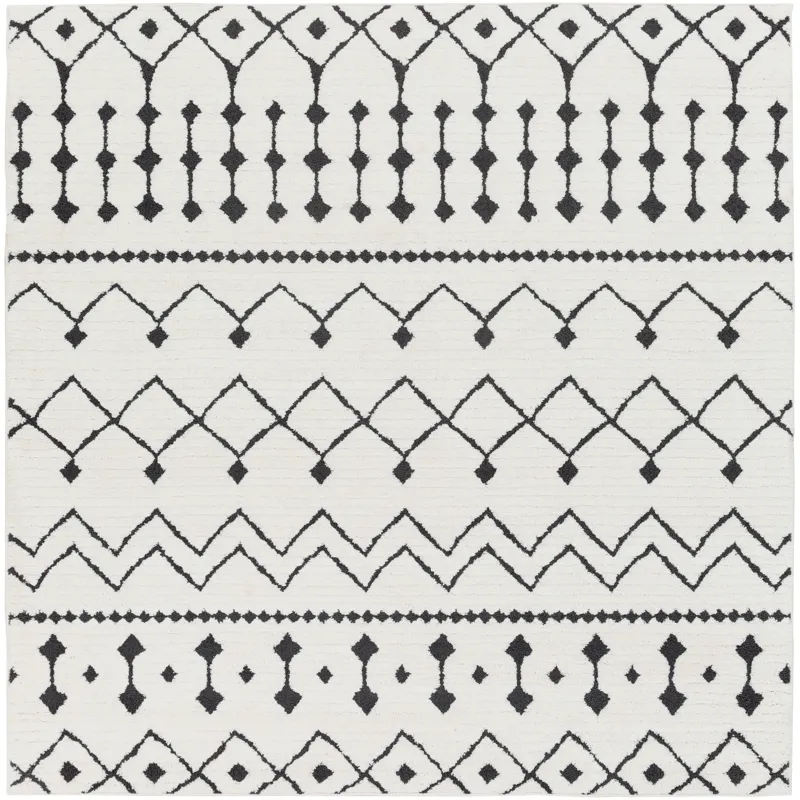 Moroccan Shag 6'7" Square Rug