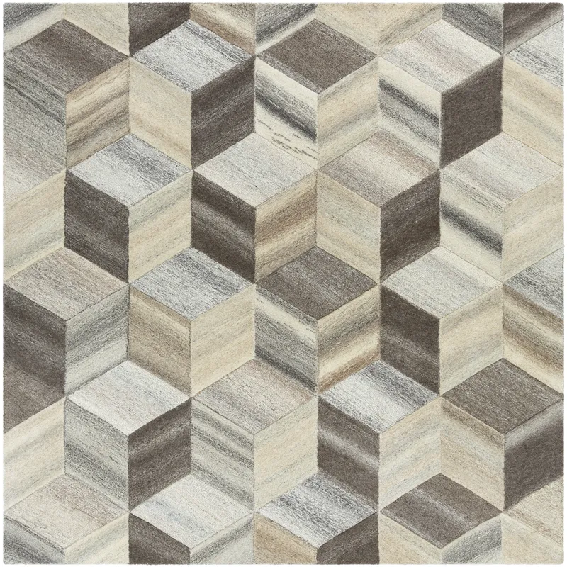 Mountain 8' Square Rug