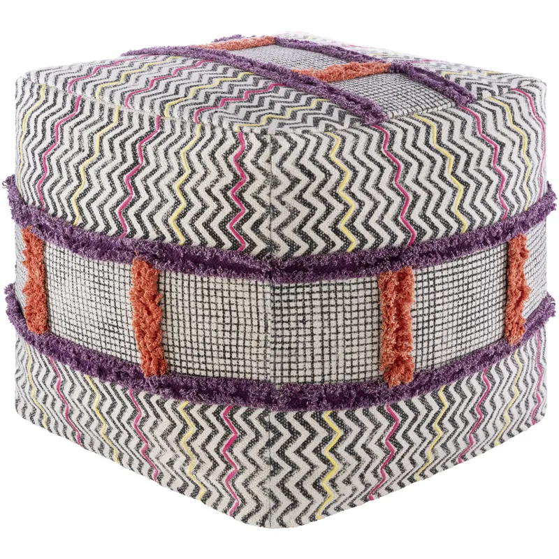 Raja 18" x 18" x 18" Pouf