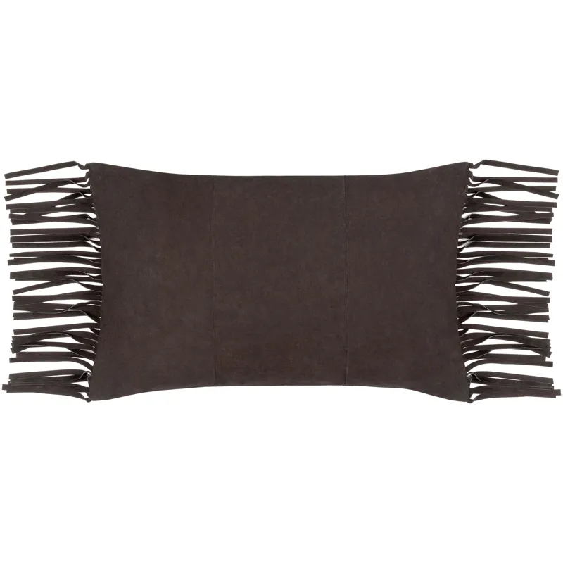 Suede Fringe Pillow Kit Silo
