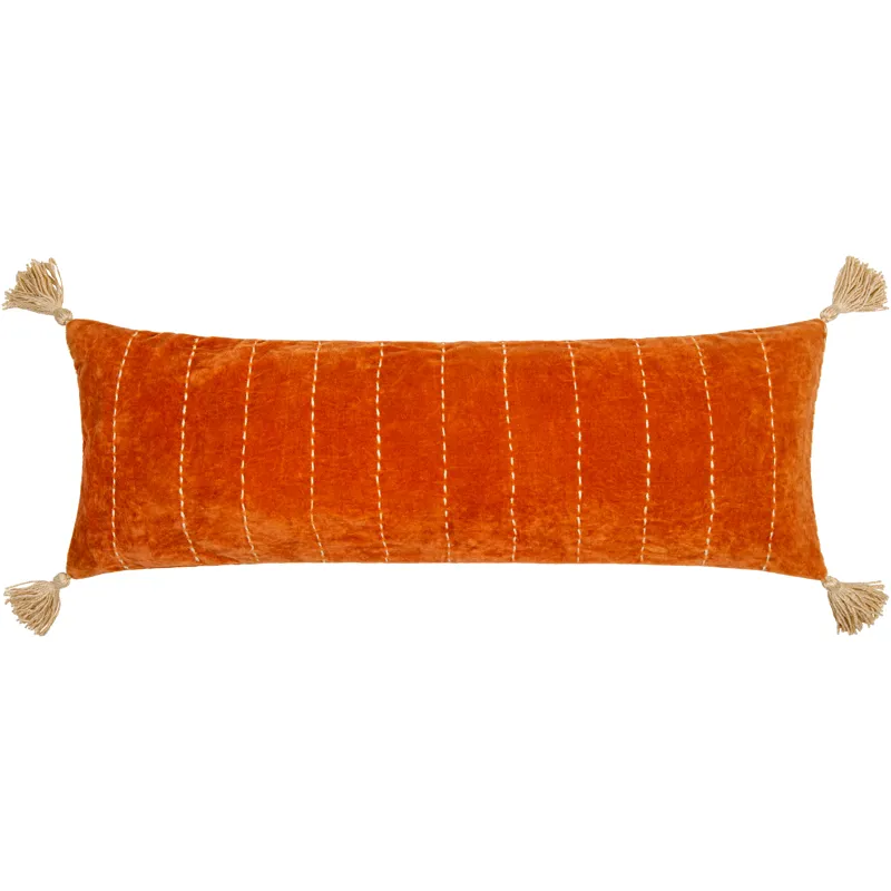 Velvet Kantha Pillow Cover Silo