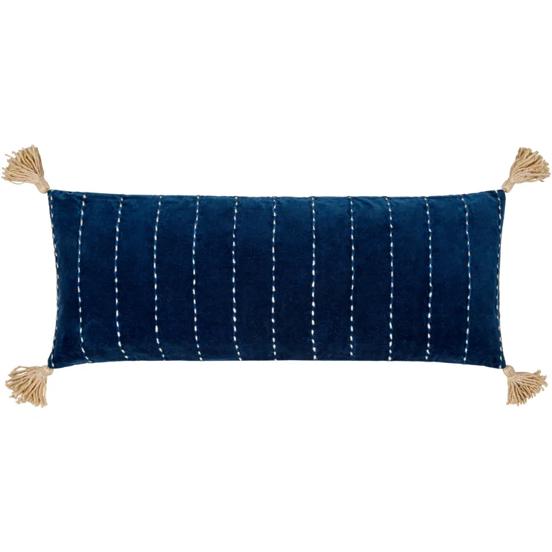 Velvet Kantha Pillow Cover Silo