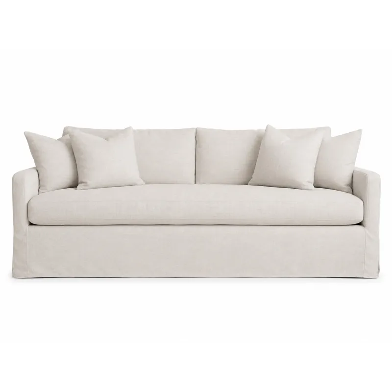 Milena Eggshell Bench Sofa