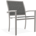 Bazza Sling Dining Height Stacking Cafe Chair - Warm Grey